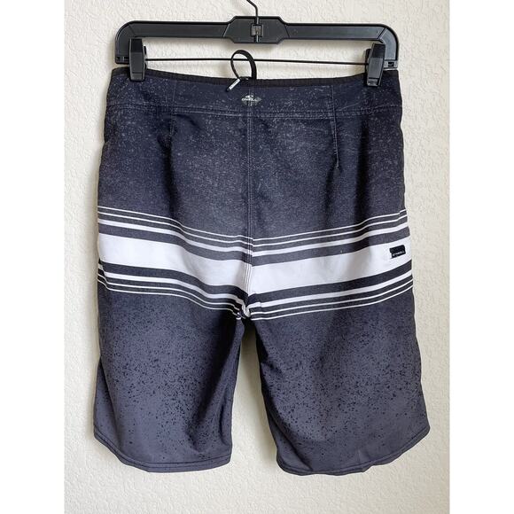 O'Neill Hyperfreak Mens Charcoal Board Shorts Outdoor Size 28 Polyester Preowned - Picture 5 of 12